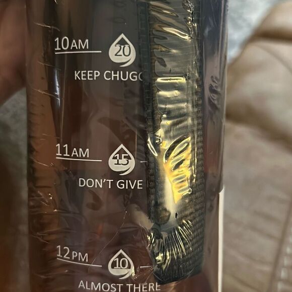 GOSWAG Water Bottles, 32 oz Motivational Sports Water Bottle with Straw, Times,‎ - Picture 6 of 8